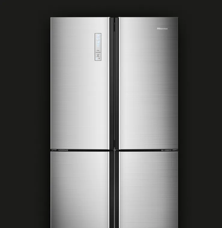 Hisense מקרר אינוורטר 4 דלתות עומק 70 נירוסטה 581 ליטר HISENSE RQ68WC4SG1/S — תמונה 7